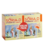Soria-D Vitamin D3 60s x 2