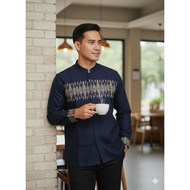 KEMEJA 3-PieceNThree Shirt Men's Long-Sleevedkoko Embroideredkoko KMJ41378