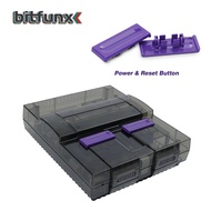 【Sleek】 Bitfunx Replacement Power Reset Switch For Snes Console Power Button For Super Nintendo Games Assessories