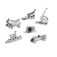【Fashionable New Arrival】 6 Pcs/set Alloy Chess Pieces Board Games Accessories Game Pieces
