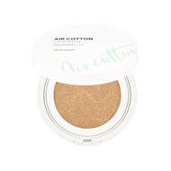 THE FACE SHOP AIR COTTON CUSHION SPF50+ PA++++ (Semi-Matte CUSHION) Light Texture Concealed)