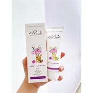 GEL RỬA MẶT DƯỢC LIỆU NGHỆ TÂY 24Plus 100ml (Dược mỹ phẩm thuần Chay)