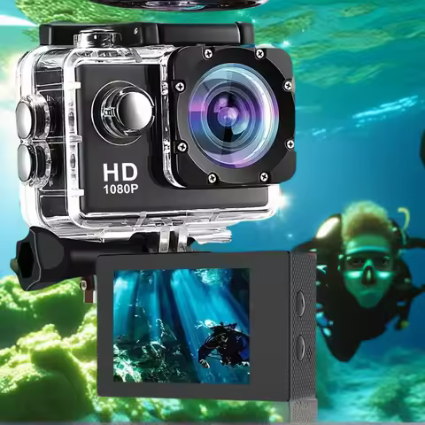 Full HD 1080P Waterproof Sports Camera 2.0 Inch DV Camcorder with Car Cam Pro Mini Accessories
