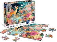 Sentosphere Puzzle 54 Pieces - Fairytale Forest - Print in 7 Colours - Soft Touch Finish - 54.8 x 33