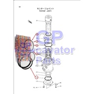 EX200-1 / EX100-1 / EX120-1 / EX300-1 Hydraulic Excavator Center Joint Seal Kit Set(NOK)