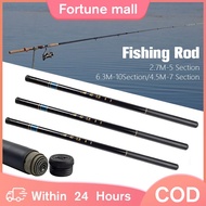 Fiberglass Fishing Rod Fibreglass Ultralight Telescopic Carp Telescopic Rod 2.7m 4.5m 6.3m Peralatan