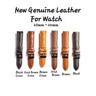 Leather Strap Leather Watch Strap 20mm 22mm
