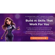 [Video Course] AI OPERATORS LAB (MANUS & CLAUDE SKILLS CHALLENGE TRAINING) by JONATHAN MAST