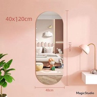 Acrylic HD Mirror Sticker Mirror Wallpaper Makeup Full-Body Mirror - (Double-Sided Adhesive Tape are Included)