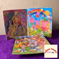 3D painting set, 5 random images, 100 pieces