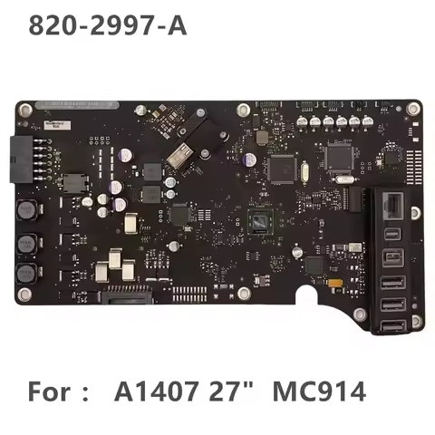 NEW Logic Board 820-2997-A 661-6060 661-6489 for Apple Thunderbolt Display 27" A1407 Mainboard Mothe