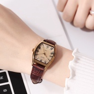 Đồng Hồ Nữ Julius Quartz Thời Trang Phong Cách Hàn Quốc Vuông Da Cổ Điển Chống Thấm Nước Đồng Hồ Đeo
