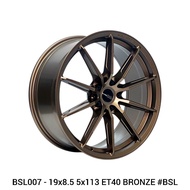 【Installation Available】BSL007 19x8.5 5x112/114.3 ET40 GB/HB/BRONZE New rim Sport rim Flow Formed