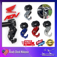 Honda Adv150 Adv160 Sym Wmoto Motorcycle Handlebar Hook Hanger Aluminum Heavy Duty Bag Hook Helmet Accessories 96motors