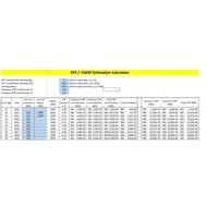 EPF / KWSP Estimation Calculator (Include Year 1952 Dividend Rate until Year 2022)