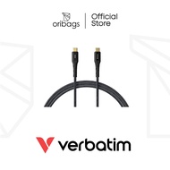 Verbatim Tough Max | E-Marker Kevlar USB-C Cable 240W 200cm - Black