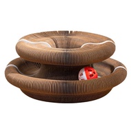 Mainan Garukan Kucing Anabul Magnet Cakaran Dengan Bola Suara Lonceng Magic Cat Ball Cat Scratching 