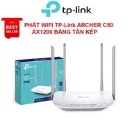 TP-Link Archer C50 AC Wifi Router, Heatsink Case, 4 Wide Coverage Antennas, 1200Mbps Speed] Genuine