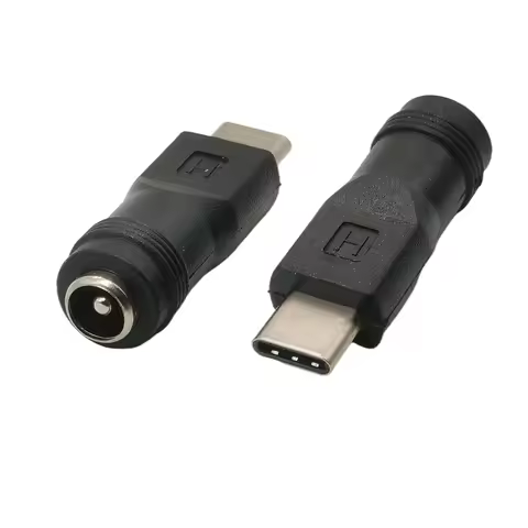 DC USB C Type-c to 5.5*2.1 female Connector to female 5521 Power Jack DC Power Conector 5.5x2.1 adap