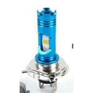 LED LAMPU MOTORCYCLE HEADLIGHT BULB H4 P15D BA20D h6 h6m / 30 LED COB Bulb 8W white+RGB DC12v
