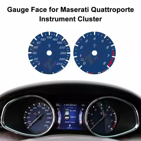 Gauge Face for Maserati Quattroporte Levante Ghibli Instrument Cluster