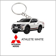 Triton Athlete white 2d  keychain
