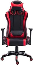 Office Chair WSDSX Chair Computer Chair High Back Computer Chair with Free Function Ergonomic Racing Office Chair Height Adjustable Leather Desk Gaming Chair with Headrest and Lumbar Support,Black Blu