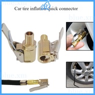 【stock】Car Tire Air Chuck Inflator Pump Valve Connector Clip-on Adapter Car Brass 8mm Tyre Wheel Val