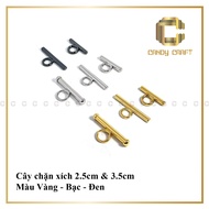 Chain stopper - chain link ring - round chain ring - handbag accessories