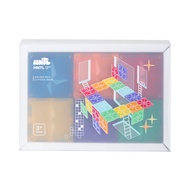 MNTL 建築師 磁力片積木 25.3 x 17.7 x 5.2cm 1.4kg 42個  經典色  1盒