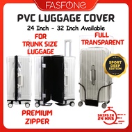 Cover Luggage Protector Transparent PVC Usable Travel Suitcase | Luggage Bag Cover  24 26 28 30 32IN