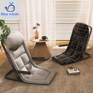 [In stock]lazy adjustable folding sofa floor chair living room sleeping bed tatami single bedroom legless chair Japanese style folding chair tatami sofa ZUEP