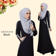 JUBAH ARRISA 2.0 SIZE XS-3XL