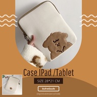 กระเป๋าใส่ไอแพด แท็ปเล็ต 11นิ้ว IPad bag/ iPad case ลายน้องหมาปุกปุย