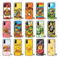 B.Duck Pattern Phone Case Huawei Y6 2018 Y6 prime 2018/Y6II Y62 Mobile Screen Yellow Duck