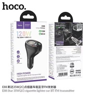 HOCO E88 หัวชาร์จในรถยนต์ + บลูทูธรถยนต์ ชาร์จเร็ว 35W (2 x Type-C) รองรับ PD 20W + QC 3.0 hc4