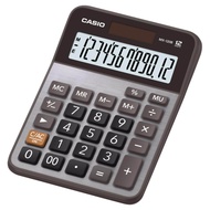 Casio Calculator เครื่องคิดเลข  คาสิโอ รุ่น  MX-120B แบบตั้งโต๊ะ ขนาดกะทัดรัดหน้ากากโลหะ 12 หลัก สีเ