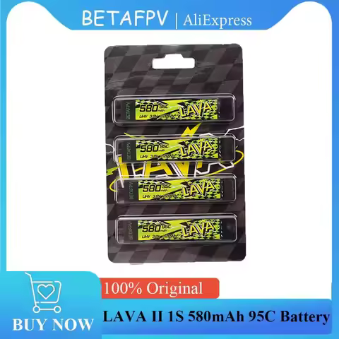 New BETAFPV For Air65/75 Meteor65/75 Pro LAVA II 580mAh 1S 95C (4PCS/8PCS) FPV DIY Parts