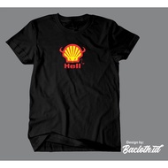 KAOS PLESETAN LOGO SHELL COMBED 20S Kaos atasan pria kaos distro keren atasan pria termurah kaos baj