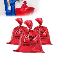 MT- AUTOCLAVABLE BIOHAZARD WASTE BAG 97*122cm (38X48 INCHES) 50PCS/BAG RED