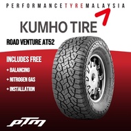265/65R17 265/60R18 Kumho Roadventure AT52 Tyre (FREE INSTALLATION/DELIVERY)
