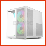 ☍    EasyPC| Inplay Seaview Pavilion pc case gaming| Micro ATX| Black and White
