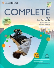 CAMBRIDGE COMPLETE KEY FOR SCHOOLS (STUDENT'S BOOK WITHOUT ANSWERS) (2nd ED.)  BY DKTODAY