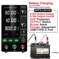 KUAIQU เครื่องจ่ายไฟ DC Laboratory Power Supply with Short circuit Beep Adjustable 120V 60V 30V USB-