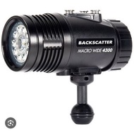 Backscatter Macro Wide 4300 Underwater Video Light潛水水底攝影燈
