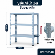 Elife ชั้นวางสีฟ้า Blue shelf ปรับระดับได้ ชั้นวางเหล็ก ชั้นวางของมินิมอล ชั้นวางสินค้า ในครัว ตกแต่