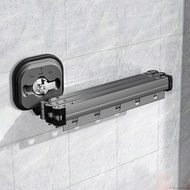 Suction Cup Folding Clothing Rack Wall Mount Laundry Drying Rack for Drying Towels Baby Clothes Bras