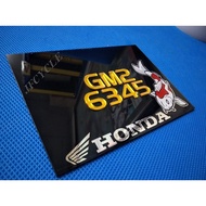 Number Plate Gold Motor Plat Acrylic Motosikal (GM2)