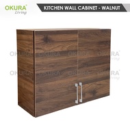OKURA Wall Cabinets Hanging Top Cabinet Wall Unit Storage Bedroom Kitchen Wall Cabinet