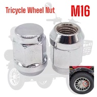 M16 Nut Wheel Ebike Electric Bicycle Tricycle Rear Wheel Nut Wheel Lug Nut 19mm Nut 3 Roda
